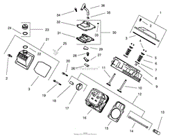 HEAD/VALVE/BREATHER (CH20S 64637 KOHLER)