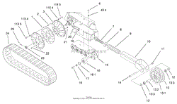 TRACK AND TRACTION ASSEMBLY