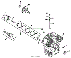 CRANKCASE ASSEMBLY KOHLER ENGINE CH25S PS-68688