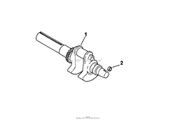 CRANKSHAFT ASSEMBLY KOHLER ENGINE CH25S PS-68688