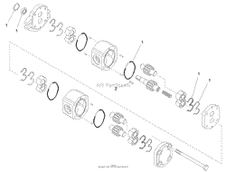 HYDRAULIC GEAR PUMP ASSEMBLY NO. 98-2752