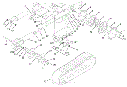 TRACK AND TRACTION ASSEMBLY