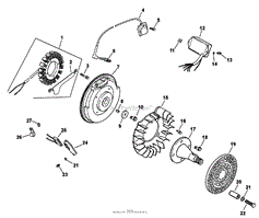 IGNITION/ELECTRICAL ASSEMBLY KOHLER ENGINE CH25S PS-68688