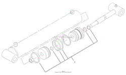 LIFT CYLINDER ASSEMBLY NO. 99-6162