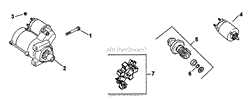 STARTING SYSTEM ASSEMBLY KOHLER CH25S-68688