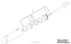 TILT CYLINDER ASSEMBLY NO. 95-3578