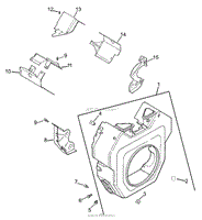 BLOWER HOUSING ASSEMBLY KOHLER CH730S-0072