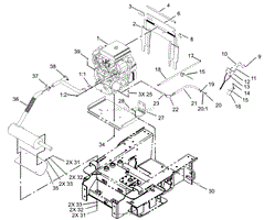 ENGINE AND MOUNT ASSEMBLY