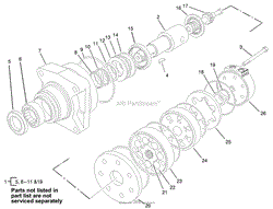 HYDRAULIC WHEEL MOTOR ASSEMBLY NO. 98-2767