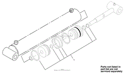 LIFT CYLINDER ASSEMBLY NO. 99-6162