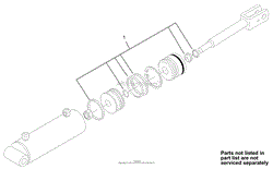 TILT CYLINDER ASSEMBLY NO. 105-8370