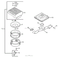 AIR INTAKE / FILTRATION ASSEMBLY KOHLER CH730S-0072