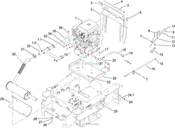 ENGINE AND MOUNT ASSEMBLY