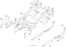 LOADER ARM HYDRAULICS ASSEMBLY