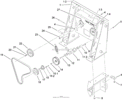 LOADER TOWER AND DRIVE ASSEMBLY