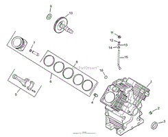 CRANKSCASE ASSEMBLY KOHLER CH730S-0072