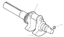 CRANKSHAFT ASSEMBLY KOHLER CH730S-0072