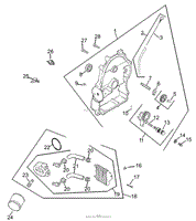 OIL PAN / LUBRICATION ASSEMBLY KOHLER CH730S-0072