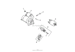 STARTING SYSTEM ASSEMBLY KOHLER CH730-0132