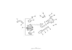 FUEL SYSTEM ASSEMBLY KOHLER CH730-0132