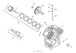 CRANKCASE ASSEMBLY KOHLER CH730-0132