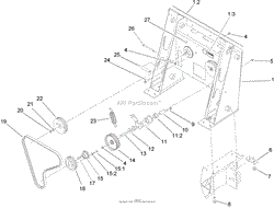 LOADER TOWER AND DRIVE ASSEMBLY