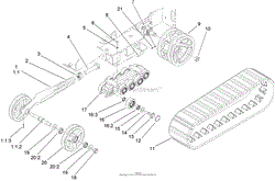 TRACK AND TRACTION ASSEMBLY