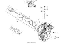 CRANKCASE ASSEMBLY KOHLER CH730-0162