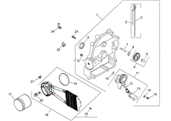 OIL PAN AND LUBRICATION ASSEMBLY KOHLER CH730-0162