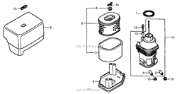 AIR CLEANER ASSEMBLY HONDA GX390K1QNE2