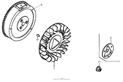 FLYWHEEL ASSEMBLY HONDA GX390K1QNE2