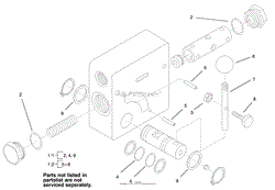 HYDRAULIC VALVE ASSEMBLY NO. 104-4221