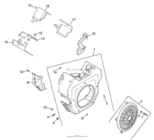 BLOWER HOUSING ASSEMBLY KOHLER CH20S-64667