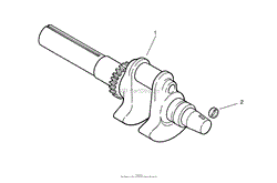 CRANKSHAFT ASSEMBLY KOHLER CH20S-64667