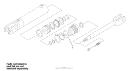 KIT-HYDRAULIC CYLINDER ASSEMBLY NO. 100-4163