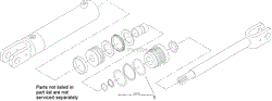 HYDRAULIC CYLINDER ASSEMBLY NO. 105-7867