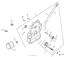 OIL PAN/LUBRICATION ASSEMBLY KOHLER CH20S-64667