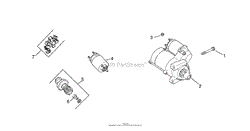 STARTER ASSEMBLY KOHLER CH20S-64667