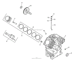 CRANKCASE ASSEMBLY KOHLER CH20S-64667