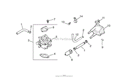 FUEL SYSTEM ASSEMBLY KOHLER CH20S-64667