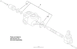 HYDRAULIC SELECTOR VALVE ASSEMBLY NO. 99-3072