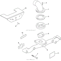 AIR INTAKE AND FILTRATION ASSEMBLY KOHLER CH23S-76549