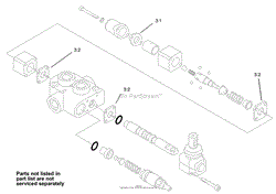 HYDRAULIC AUXILIARY VALVE NO. 99-3077