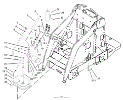 HYDRAULIC TANK AND FILTER ASSEMBLY