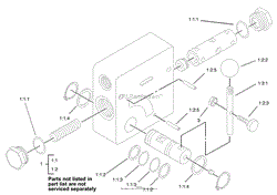 HYDRAULIC VALVE KIT ASSEMBLY NO. 104-4221