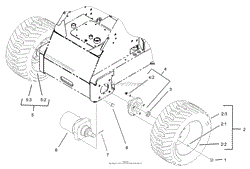 WHEEL AND MOTOR ASSEMBLY