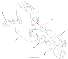 COUNTERBALANCE VALVE ASSEMBLY NO. 99-3040