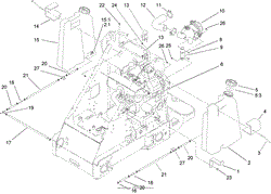 FUEL TANK AND AIR FILTER ASSEMBLY