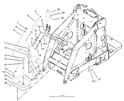 HYDRAULIC TANK AND FILTER ASSEMBLY