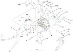 4-SPOOL VALVE ASSEMBLY